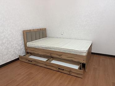 Кровати: Односпальная кровать, Б/у, С матрасом, длина - 200 см — 1