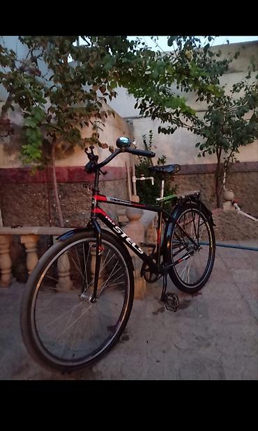 Stels şəhər/trek velosipedi - Rəng: qara-qırmızı detallar - Çərçivə