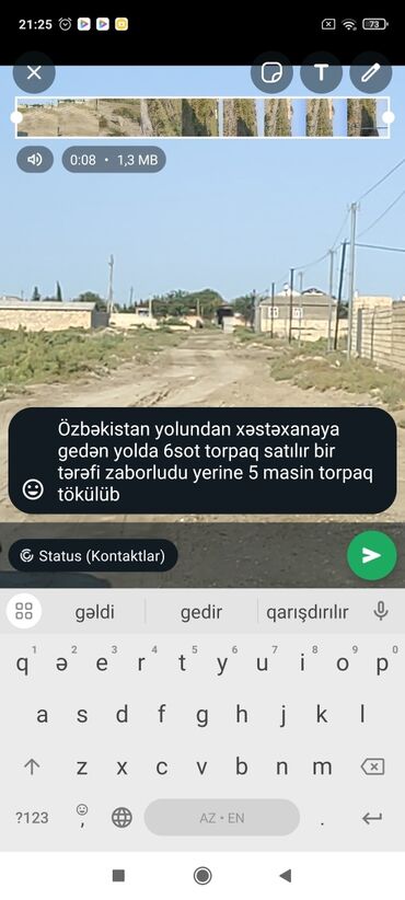neftçalada ev torpaq alqı satqısı: 6 sot, Tikinti, Bələdiyyə
