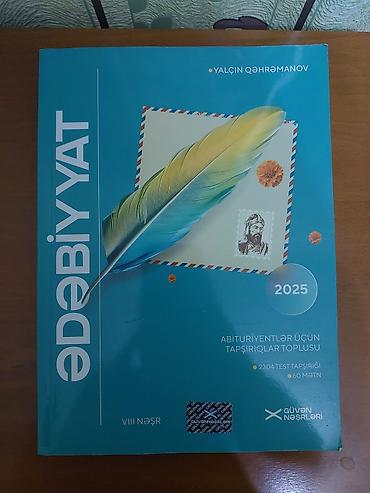 Testlər: Məhsul: “Ədəbiyyat – Abituriyentlər üçün tapşırıqlar toplusu” (2025) — 1