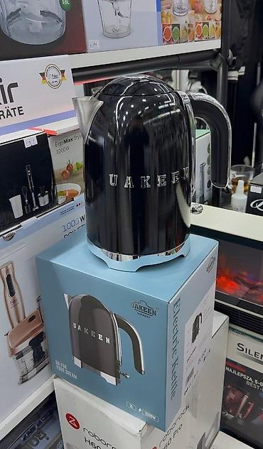 İçki texnikası: Elektrik çaydan UAKEEN Alman markası 2200Wt güc💪🏻 2L həcm😁 Polad — 6