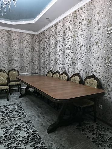 стол стул сатылат: Конок бөлмөсү үчүн үстөл жана отургуч, Колдонулган, Өзү алып кетүү, түсү - Күрөң — 4