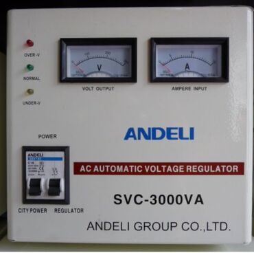 stabilizator 10000va: Tənzimləyici 3000 VA Andeli