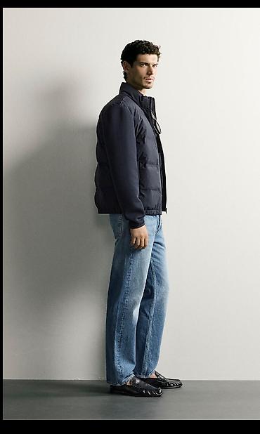 пальто зара: Мужская куртка Zara - Размер: M (маломерит) - Цвет: темно-синий - — 1