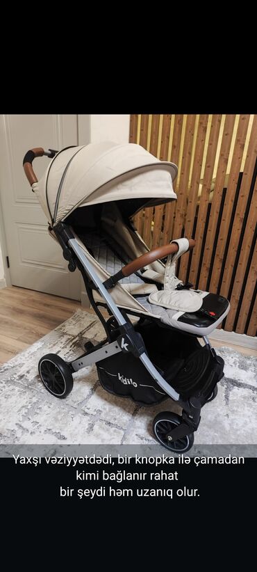 купить детскую коляску: Klassik gəzinti arabası, Kidilo, İşlənmiş, Pulsuz çatdırılma