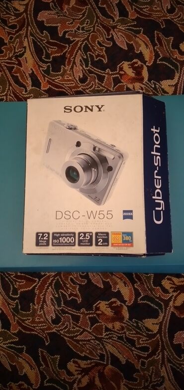 фотоаппарат и видеокамера два в одном: Фотокамера"Sony"DSC-W55 Cybet Shot.Kомпактная стильная камера