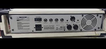 behringer 1832: Басовый комплект: усилитель и кабинет. - Усилитель: Warwick W A 300 — 5