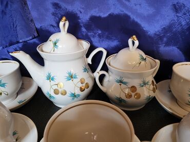 Ostali antikviteti: Komplet za kafu,caj USSR porcelan 1960g +. Sovjetski stari — 3