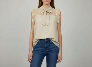 bluzki na jedno ramię czarne: Women's blouse, size S