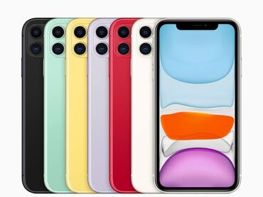 iphone 11 64 gb: IPhone 11, Б/у, 64 ГБ, Белый, Кабель, 100 %