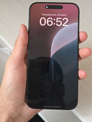 айфлн: IPhone 16 Pro Max, Б/у, 256 ГБ, Черный, Кабель, Коробка, 100 %