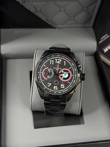 Наручные часы: TAG Heuer Carrera GMT temalı qol saatı - Korpus: qara tonlu — 7