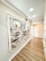 сдаю квартиру микрорайон кокжар: 2 бөлмө, 77 кв. м, 108-серия, 6 кабат, Евроремонт