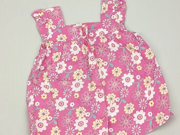 różowa sukienka w kwiaty: Sukienka, Cherokee, 1.5-2 lat, 86-92 cm, stan - Dobry