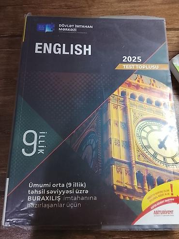 Testlər: Məhsul: “English – 2025 Test əla vəziyyətdədir, içi karandaşnan — 1