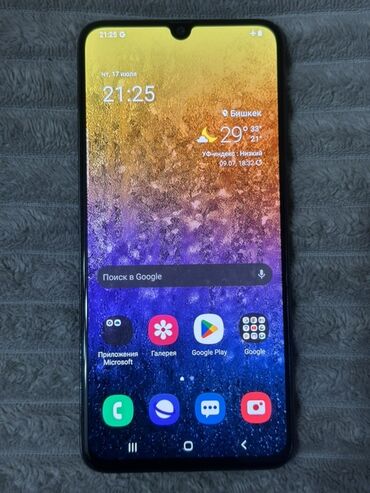 заблокированные айфоны: Samsung Galaxy A70, Колдонулган, 128 ГБ, түсү - Кара, 2 SIM