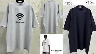 Majice: Men's T-shirt Balenciaga, bоја - Crna — 8