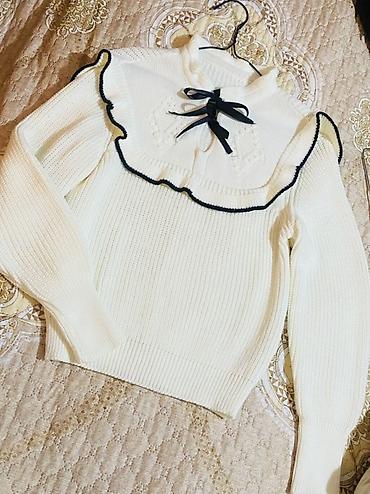 Dəstlər, kostyumlar: Qadın geyim dəsti – 4 məhsul 1) Boya fırçası effektli şalvar - Ağ — 13