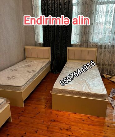 Çarpayılar: Yeni, Təknəfərlik çarpayı, Bazasız, Matras ilə, Siyirməsiz, Azərbaycan — 30