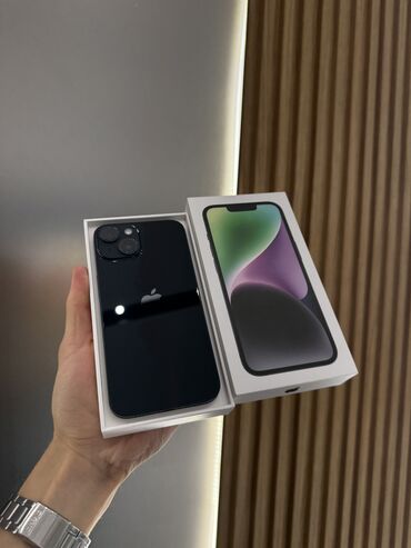 чехлы на поко: IPhone 14, Б/у, 128 ГБ, Midnight, Коробка, 100 %