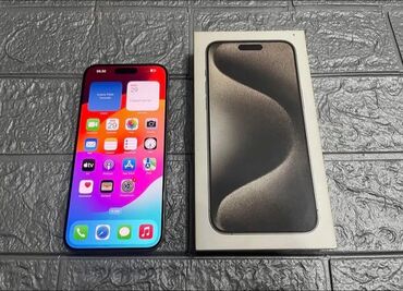 Apple iPhone: IPhone 15 Pro Max, Gümüşü, Face ID