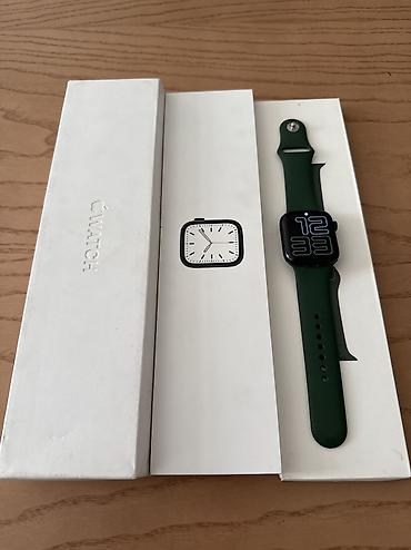 Apple Watch: Apple Watch series 7 (GPS) Максимальная емкость: 89% Версия WatchOS — 2