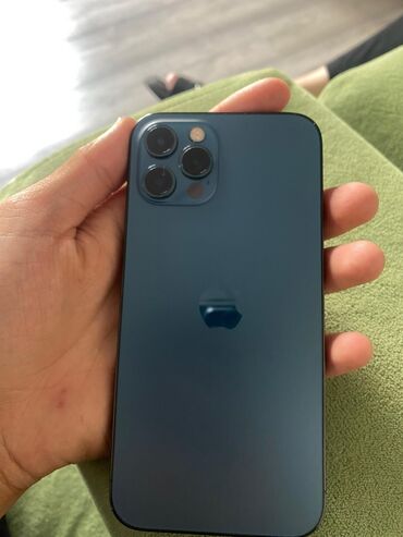 самые красивые номера телефонов: IPhone 12 Pro, Колдонулган, 128 ГБ, Заряддоочу түзүлүш, Каптама, Кабель, 77 %