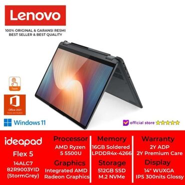lenovo yoga: Ультрабук, Lenovo, 8 ГБ ОЗУ, Intel Core i5, 14 ", Новый, Для несложных задач, память SSD
