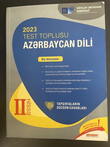 2 hisse az dili pdf 2023: Azərbaycan dili Dim toplu 2-ci hisəə 2023 yenidir az işlənib