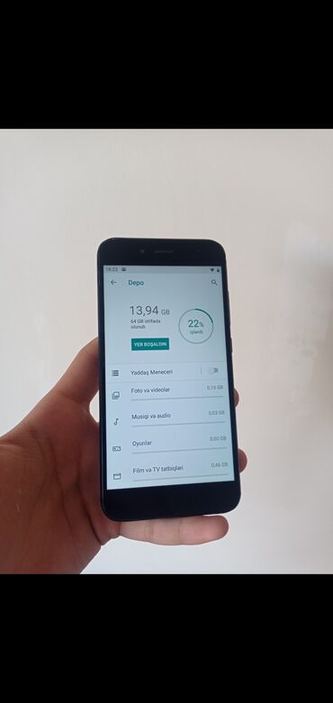 Redmi: Redmi A1, 64 GB, rəng - Qara, İki sim kartlı, Barmaq izi