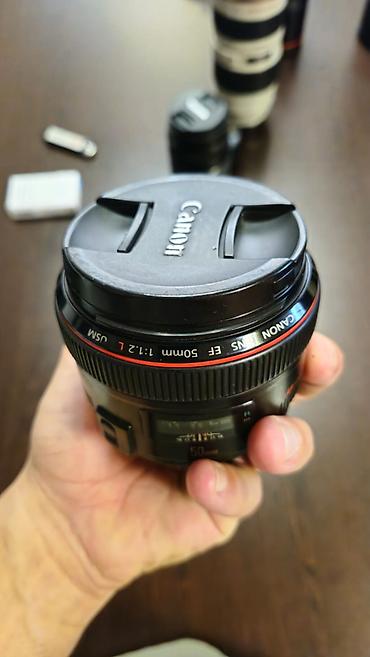 canon g3430: Canon EF 50mm f/1.2L USM professional obyektiv satılır. Canon-un — 1