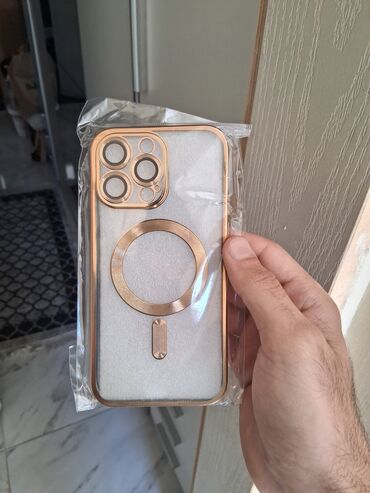 maske za telefon stitch: Case for Apple iPhone color - Gold, MagSafe