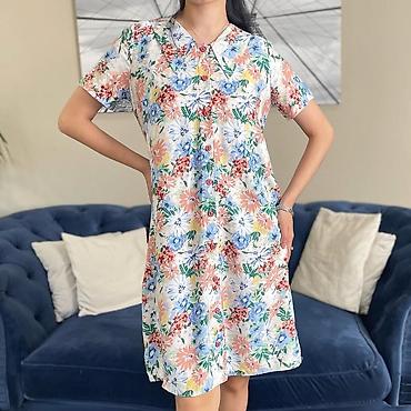 Повседневные платья: Повседневное платье, Турция, Лето, Длинная модель, Хлопок, Турецкое, Все размеры — 19