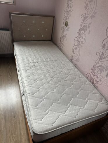 ВАЗ (ЛАДА): Односпальная кровать, Без подьемного механизма, С матрасом, Без выдвижных ящиков