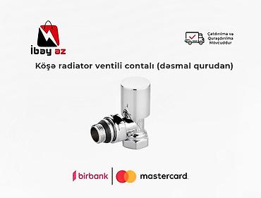 e.c.a kombi: Köşə radiator ventili contalı (dəsma qurudan)Köşə radiator ventili — 1