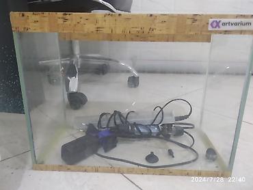 аквариум пластик: Akvarium yenidir heçbir problemi yoxdur. 20litr su tutur — 2