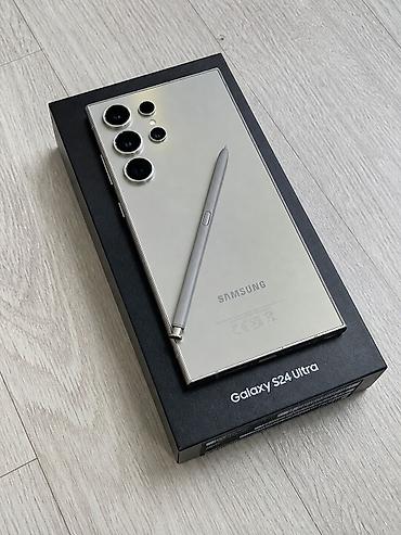 samsung 2011: Samsung Galaxy S24 Ultra, 256 GB, rəng - Gümüşü, İki sim kartlı, Face ID, Barmaq izi — 1