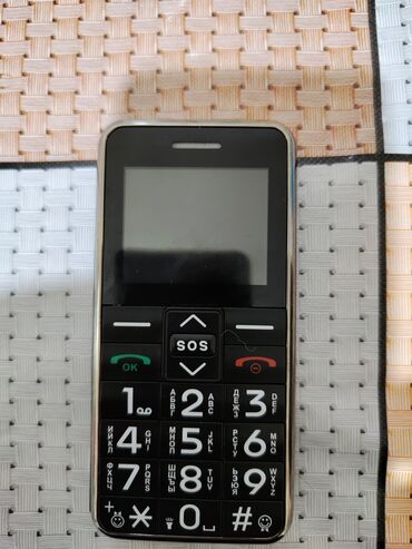 кнопочный телефон новый: Texet TM-101, Жаңы, < 2 ГБ, түсү - Кара, 1 SIM