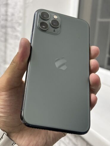 мониторы бишкек бу: IPhone 11 Pro, 256 ГБ, Matte Midnight Green, 75 %