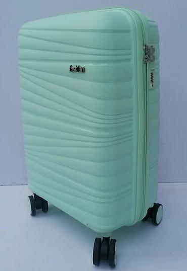 Putni koferi i torbe: Tvrdi kofer na točkiće – mint zelena boja - Kompaktna veličina — 7