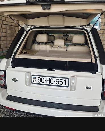 turbo az ranc rover: Land Rover Range Rover HSE (L322) – ağ rəng, 5 qapı, 5 yerlik lüks — 6