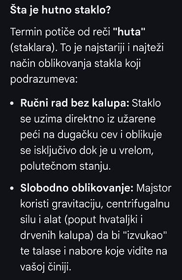 Ostalo posuđe: Cinija rucni rad iz 60ih Josef Hospodka Bohemija. Cinija unikatna — 4