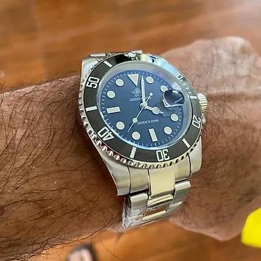 Ručni satovi: ADDIESDIVE MY-H3 - 41mm - Crna - Rolex Submariner Homage Potpuno nov — 2