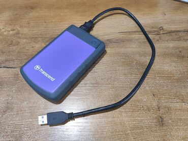 флешка type c: Маалымат алып жүрүүчү, Колдонулган, Transcend, HDD, 3 ТБ, 2.5"