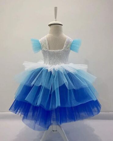 Haljine: Odmah dostupne Frozen haljinice u kompletu sa mašnom za kosu za — 2