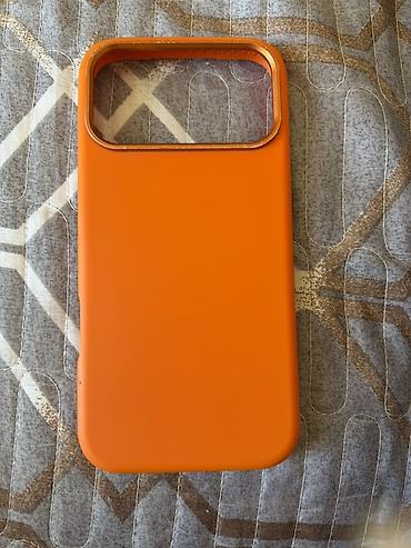 sur mikrafon: Məhsul: Narıncı silikon telefon qabı (KeepPhone Liquid Silicone — 1