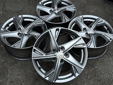 Диски: Литые Диски R 16 Hyundai, Комплект, отверстий - 5, Б/у — 4