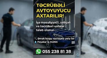 Əməkdaş axtarışı (vakansiyalar): Təcrübəli avtouyucu axtarılır - Məsuliyyətli, səliqəli və peşəkar — 1
