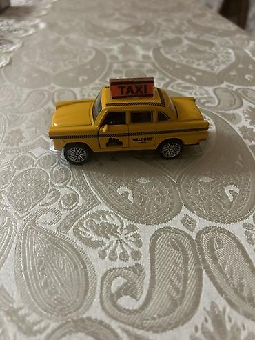 Модели автомобилей: New York Sarı “TAXI” oyuncağı – metal die-cast kolleksiya maşını - — 3