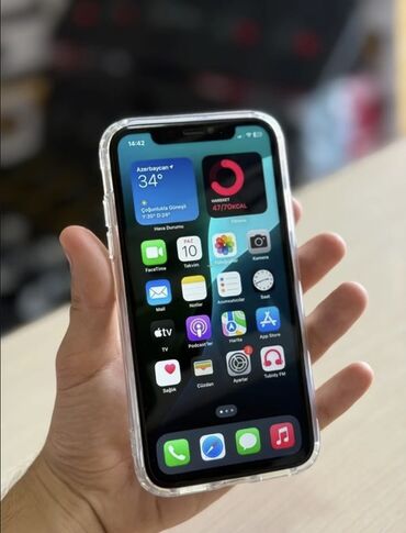 ipad 7 ci nesil: IPhone 11, Белый, Face ID